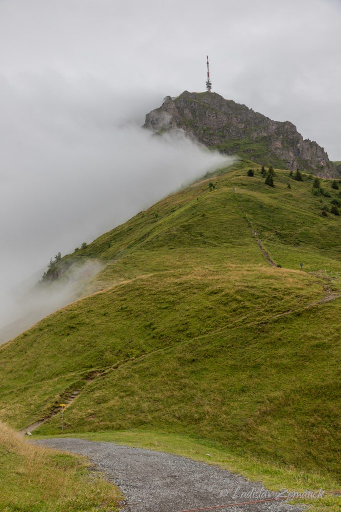 Kitzbüheler Horn v mracích